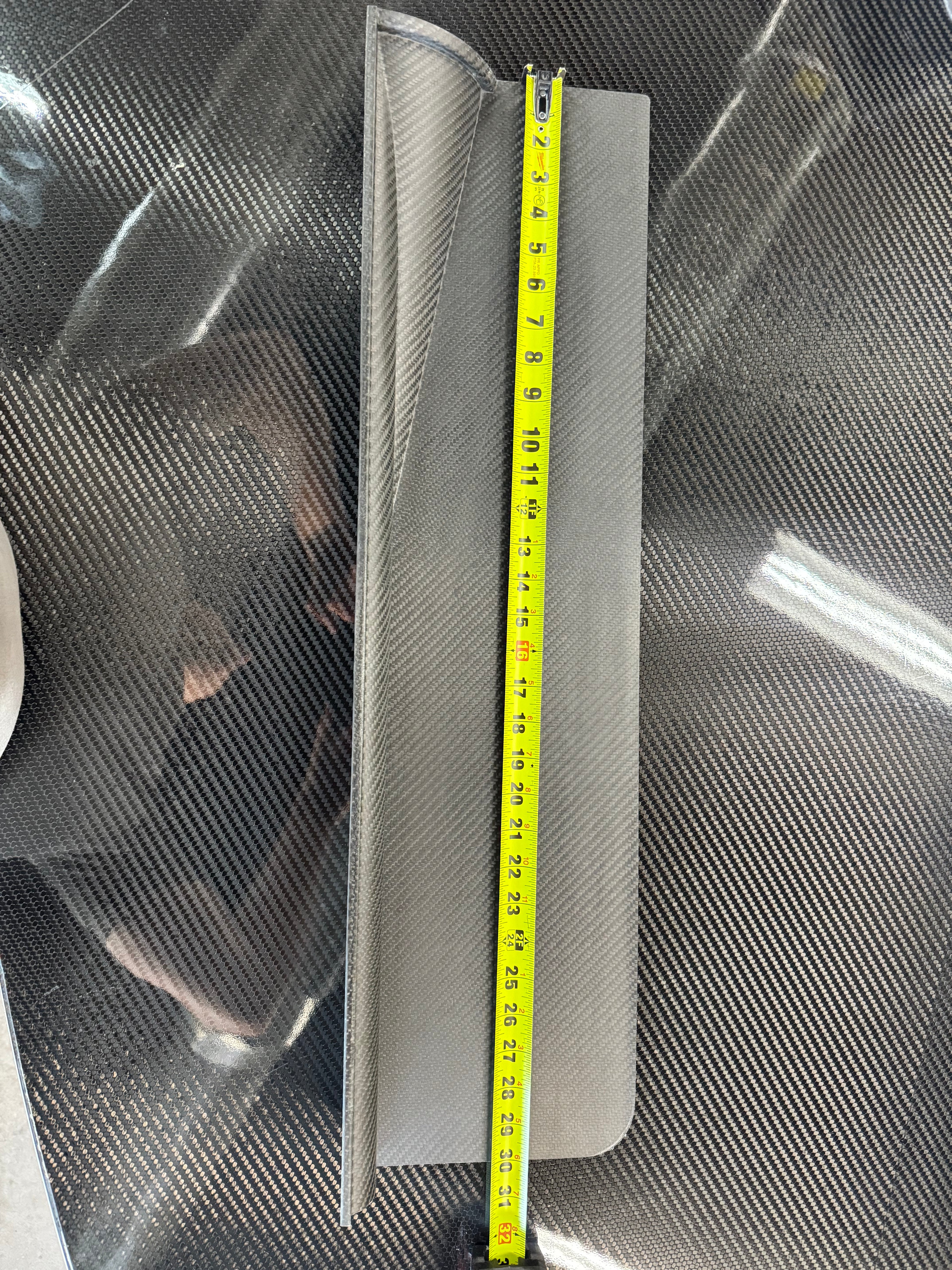 Universal Splitter End Plates (Carbon Fiber)